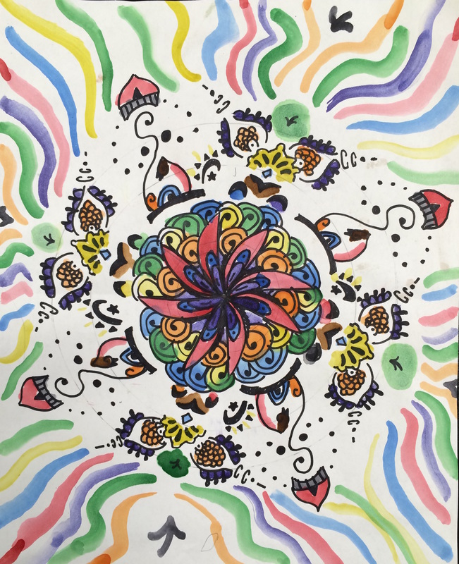Mandala Design - Stevenson Middle School Art Room